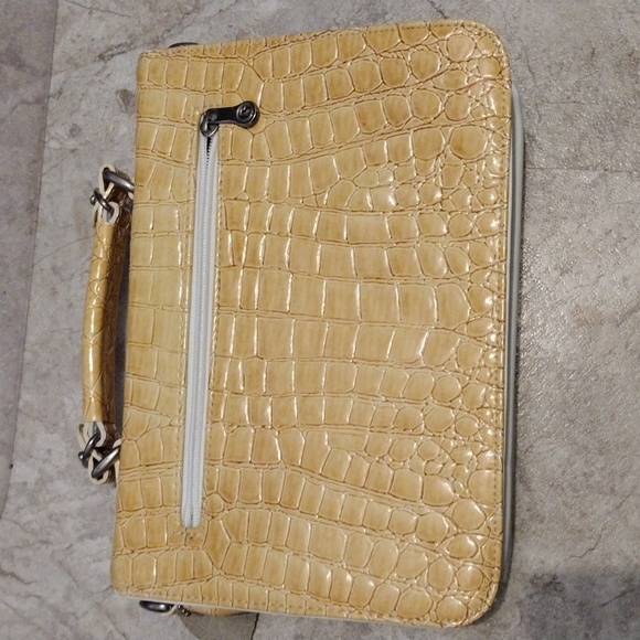 EUC CS Chenson Yellow Vintage Satchel Crossbody Bag - Picture 2 of 16